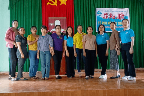 Hội LHPN phường Tam Quan Nam ra mắt Tổ phụ nữ tiểu thương